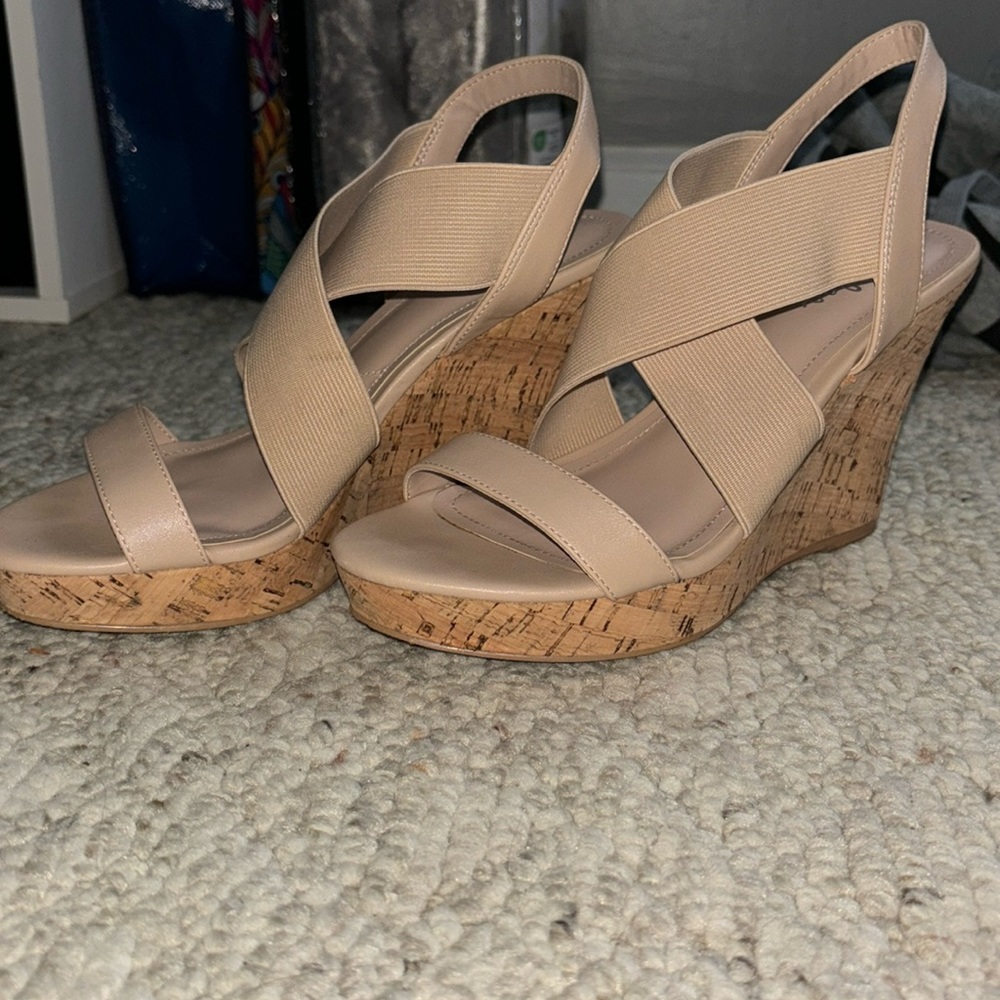 Tan wedges